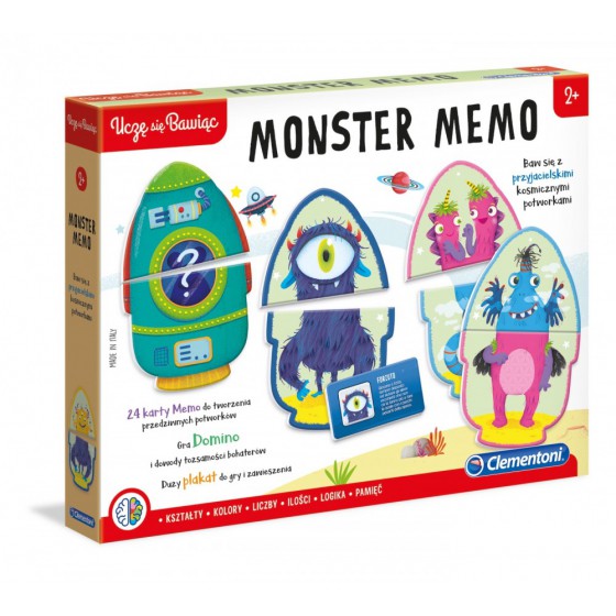 Clementoni - Monster Memo - 8005125500864