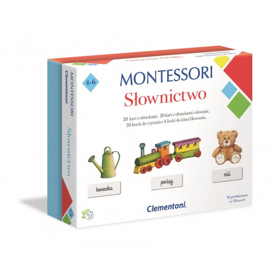 Clementoni - Gry Edukacyjne - Montessori Słownictwo -