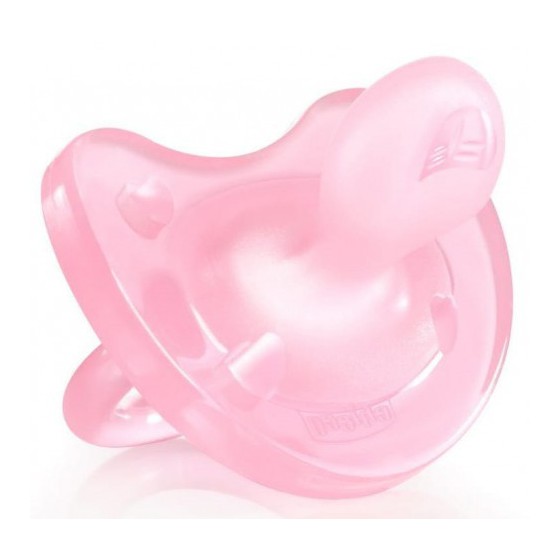 CHICCO Chupete PHYSIO SOFT SIL. 0-6M+ 1PC ROSA