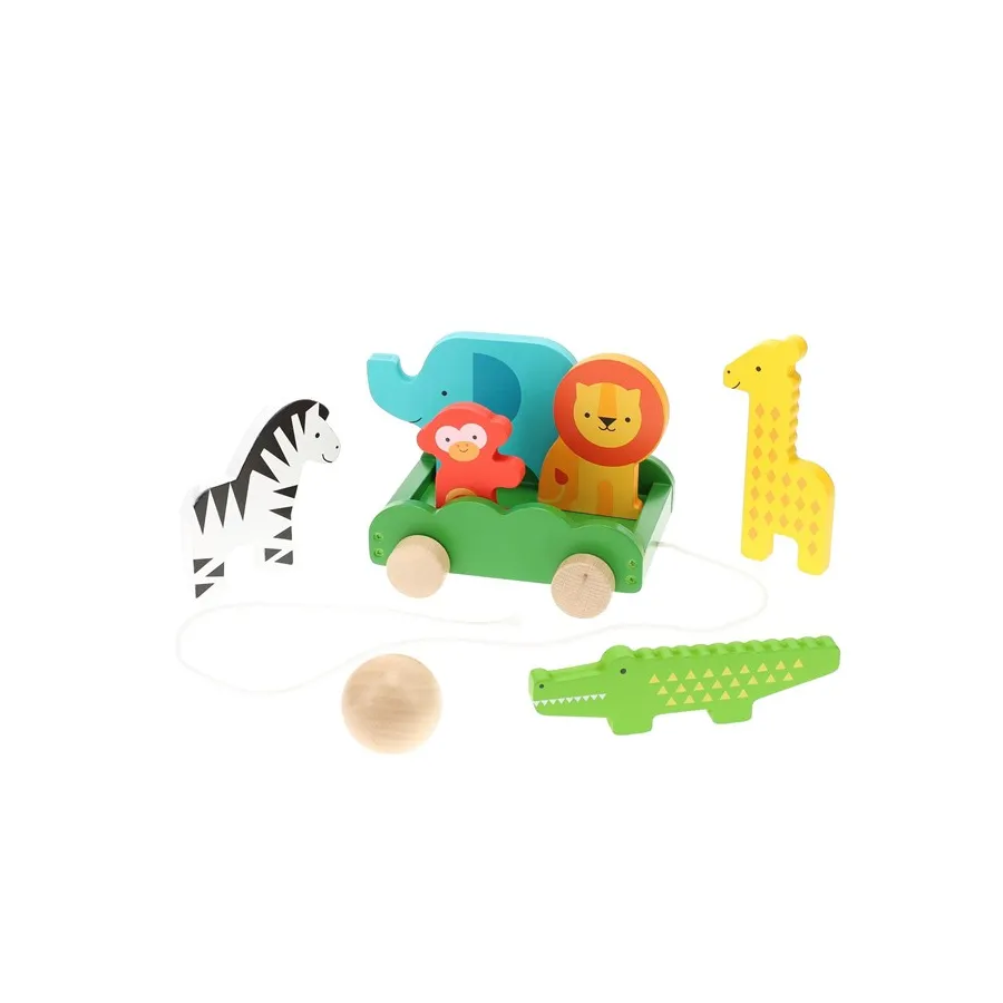 Petit Collage Fa bowling állatok Safari - 810073340763