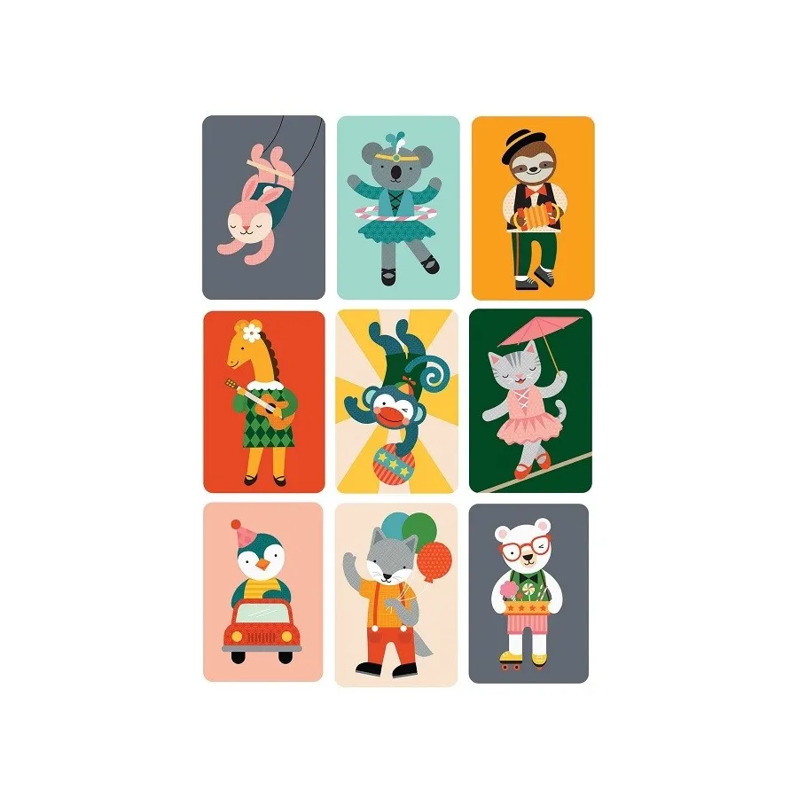 Petit Collage Gra Karciana Silly Monkey