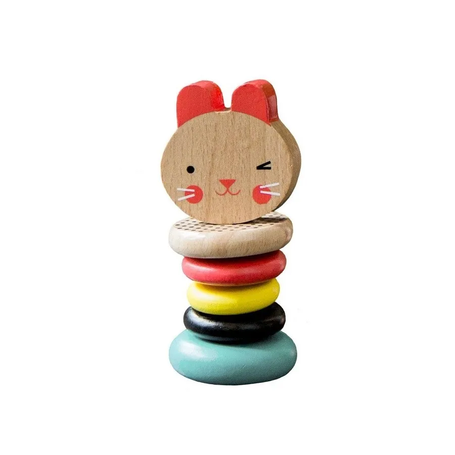 Petit Collage Rattle Riche - 736313544756