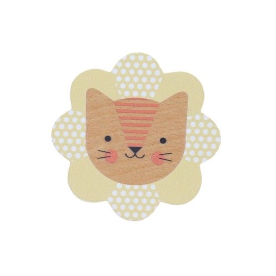 Petit Collage Fa Lion Rattle - 810073341074