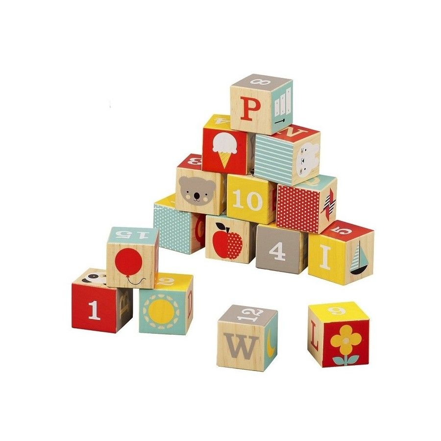 Petit Collage Fa blokkok ABC - 736313544978