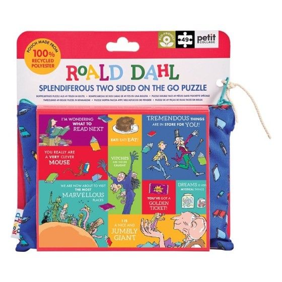 Petit Collage Puzzle Dwustronne Roald Dahl Książki