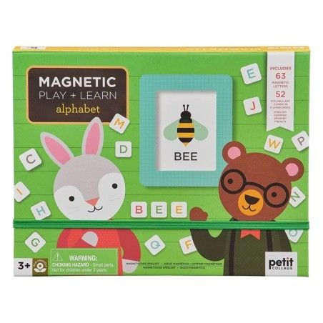 Petit Collage Magnetic plate alphabet