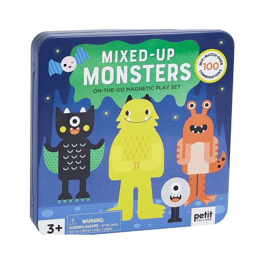Petit Collage Magnetisches Monster-Puzzle