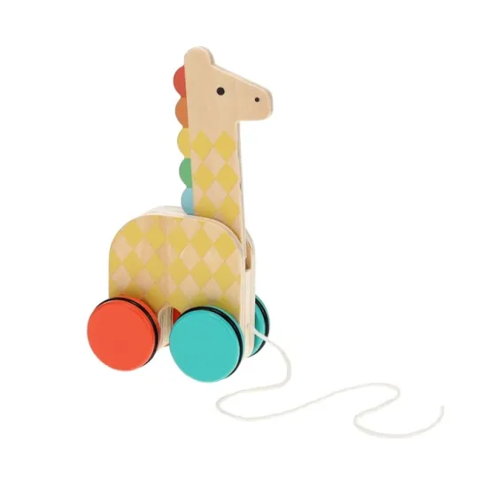 Petit Collage Giraffe Pull Toy