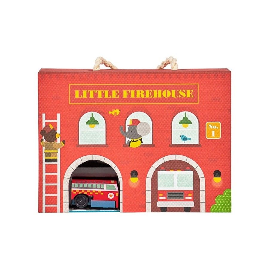 Petit Collage Feuerwehr-Straßenset