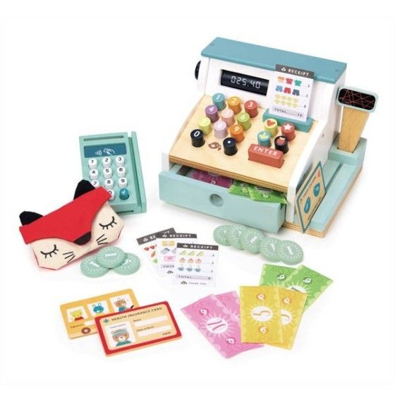 Tender Leaf Toys Fa boltos szkennerrel -