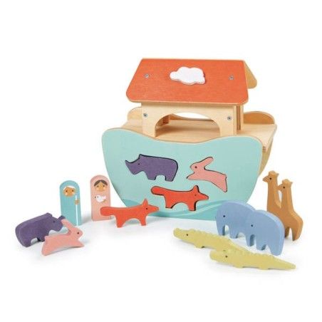 Tender Leaf Toys Drevená loď, Small Ark Noe