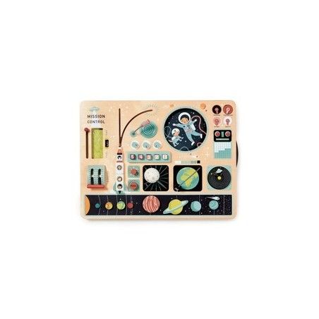 Tender Leaf Toys 木质操纵板-空间站