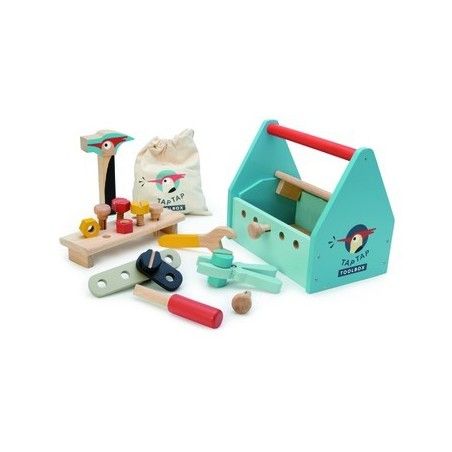Tender Leaf Toys Wooden case with tools