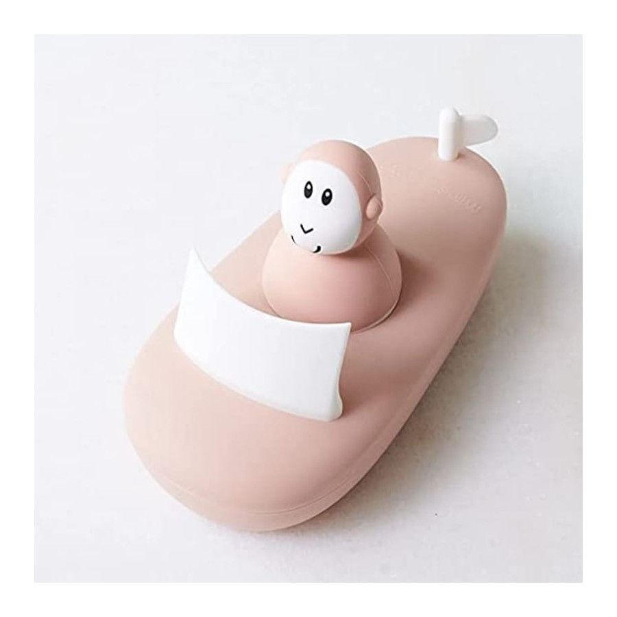 Matchstick Monkey - 带红红猴的沐浴船 - 沐浴玩具