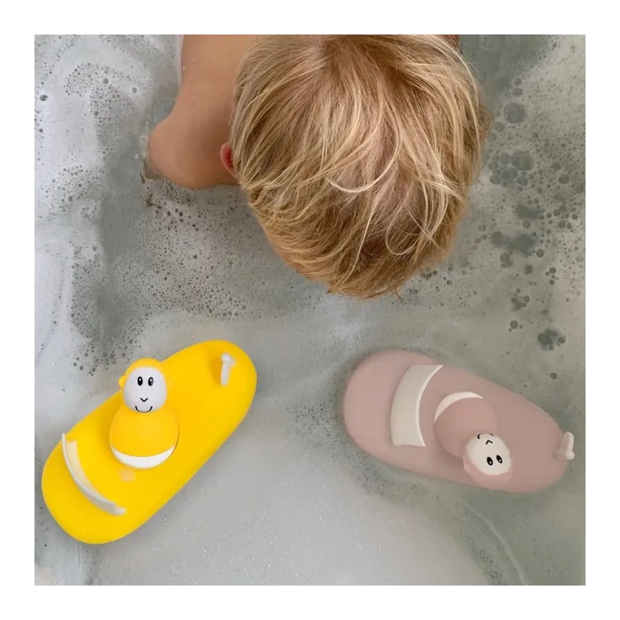 Matchstick Monkey - Bathing boat with a monkey Blush - toy