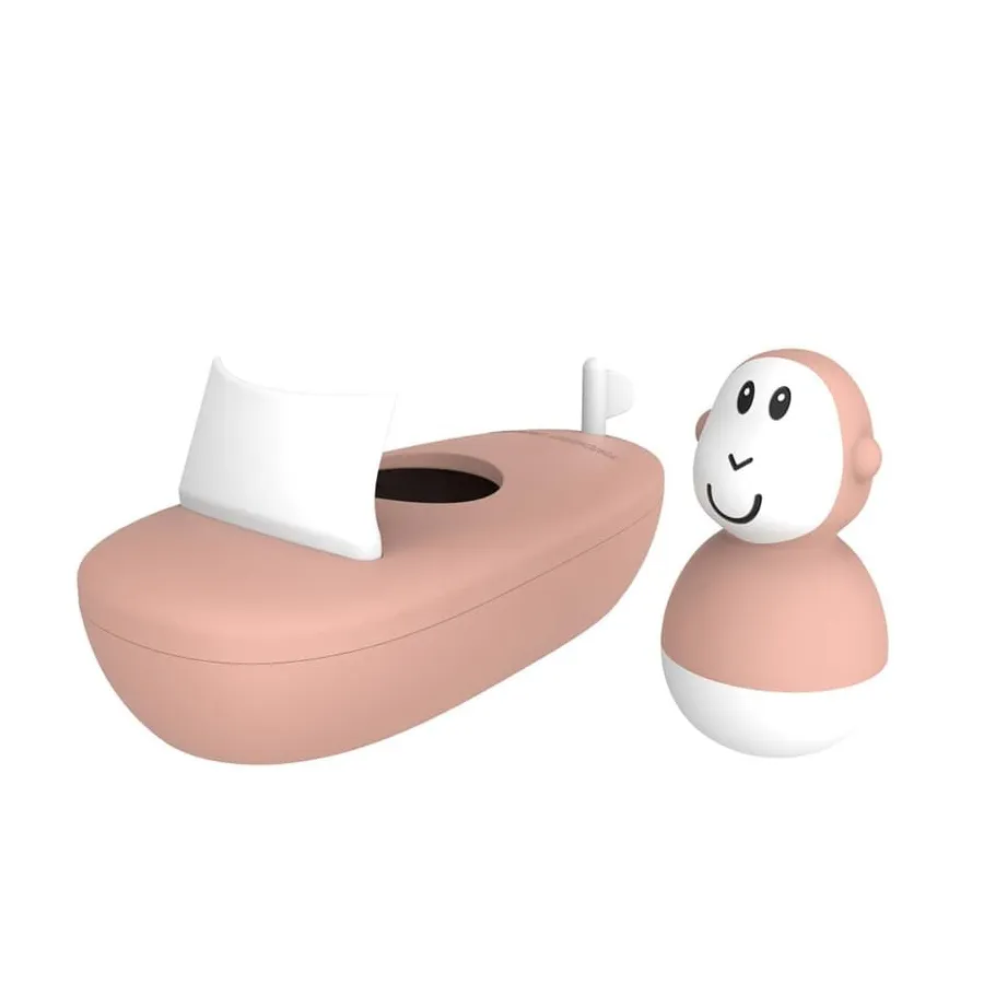 Matchstick Monkey - Bathing boat with a monkey Blush - toy