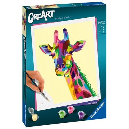 CREART Painting after numbers-Giraffe