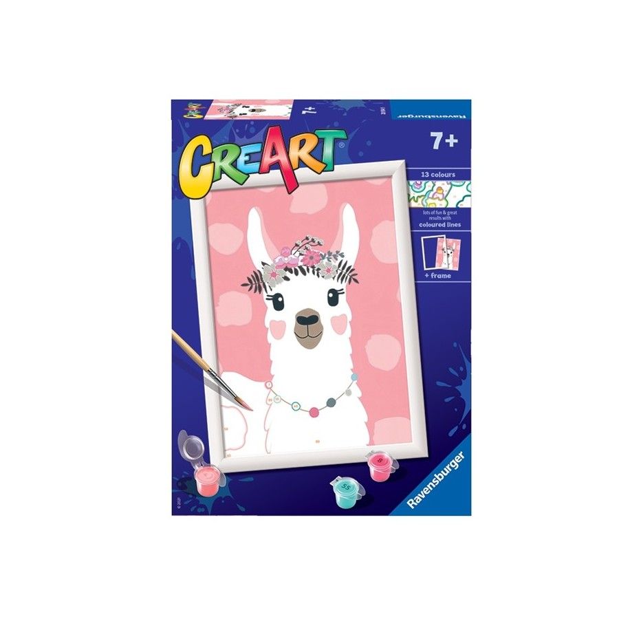CréArt Peinture numérique pour enfants – Lama