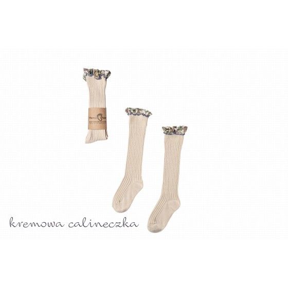 Mama's Feet Kinder-Kniestrümpfe Creme Däumelinchen 0-1 Jahre