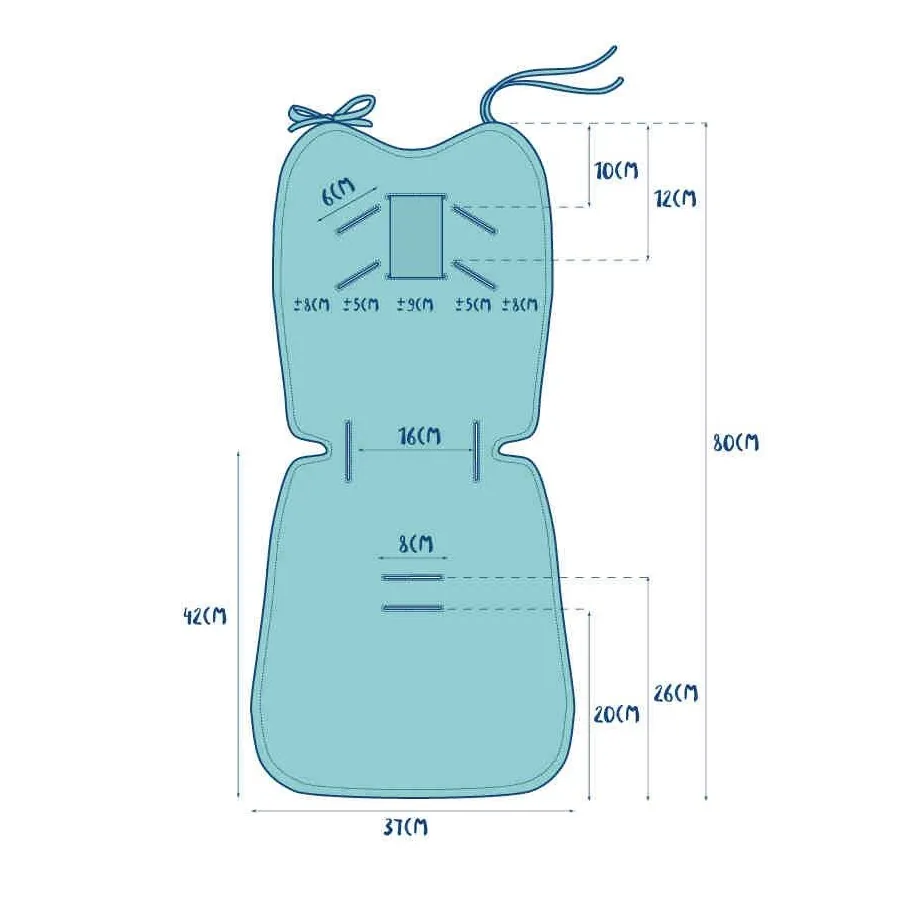 Stroller PAD LA Millou - The butterfly is
