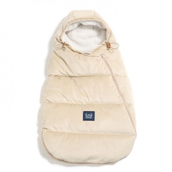 LA MILLOU VELVET COLLECTION - ASPEN WINTERPROOF STROLLER BAG BABY - SAND