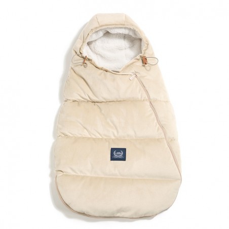 LA MILLOU VELVET COLLECTION - ASPEN WINTERPROOF STROLLER BAG BABY - SAND