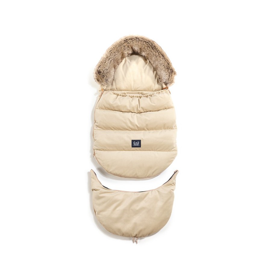 LA MILLOU VELVET COLLECTION - ASPEN WINTERPROOF STROLLER BAG COMBO - SAND