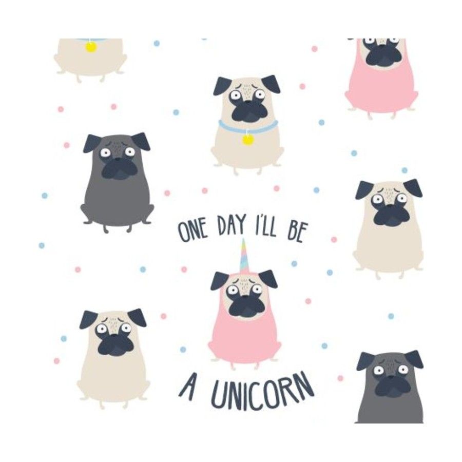 La Millou paplan pamut - M - Doggy Unicorn - 5905143608289