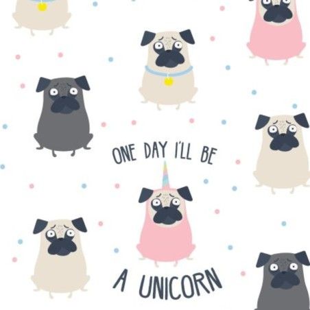 LA MILLOU COTTON DUVET COVER - M - DOGGY UNICORN