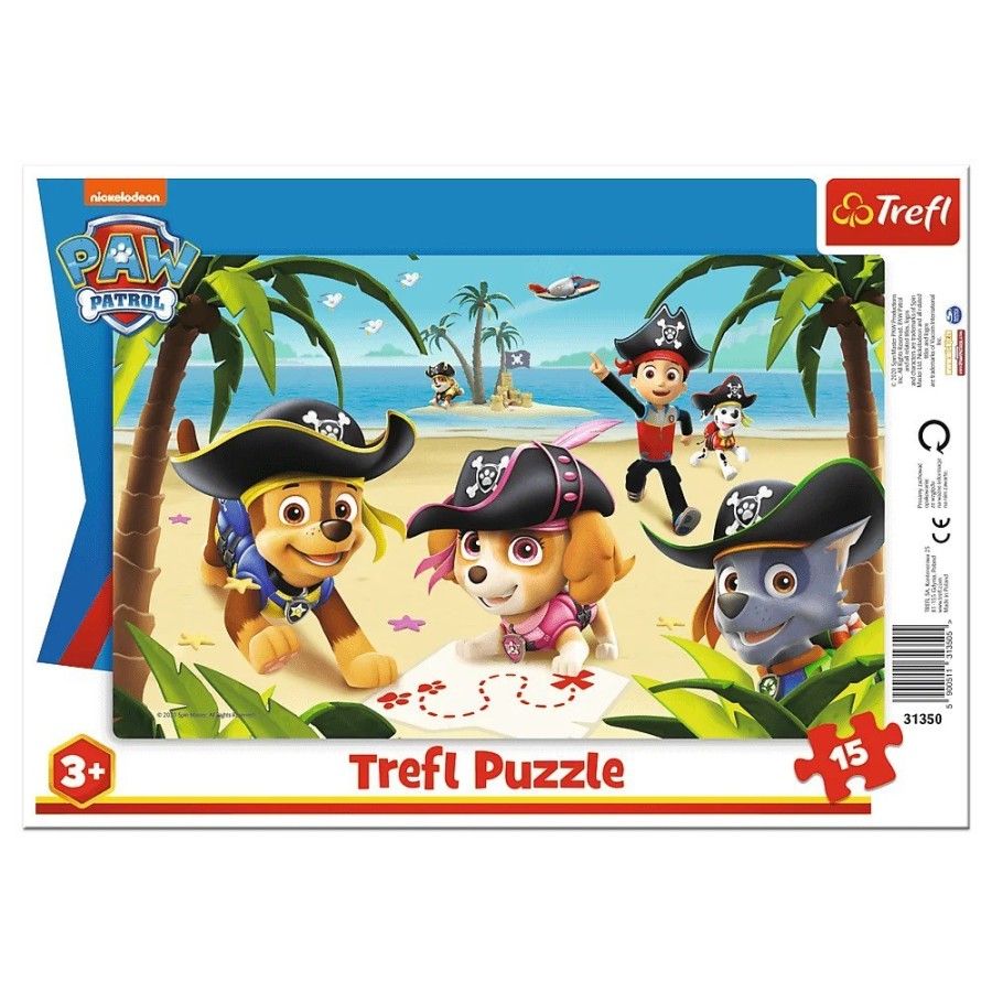 Trefl Puzzle 15el. -Przyjaciele z Psiego Patrolu