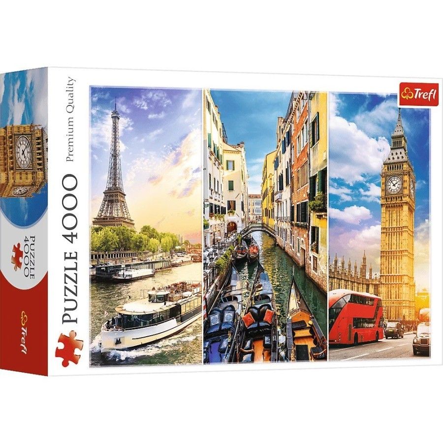 Trefl Puzzles 4000el.-Wycieczka throughout Europe