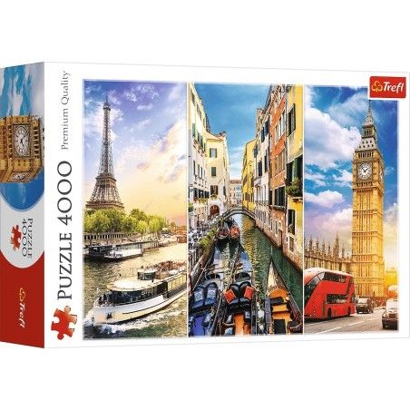 Trefl Puzzel 4000el.-Wycieczka rond Europa