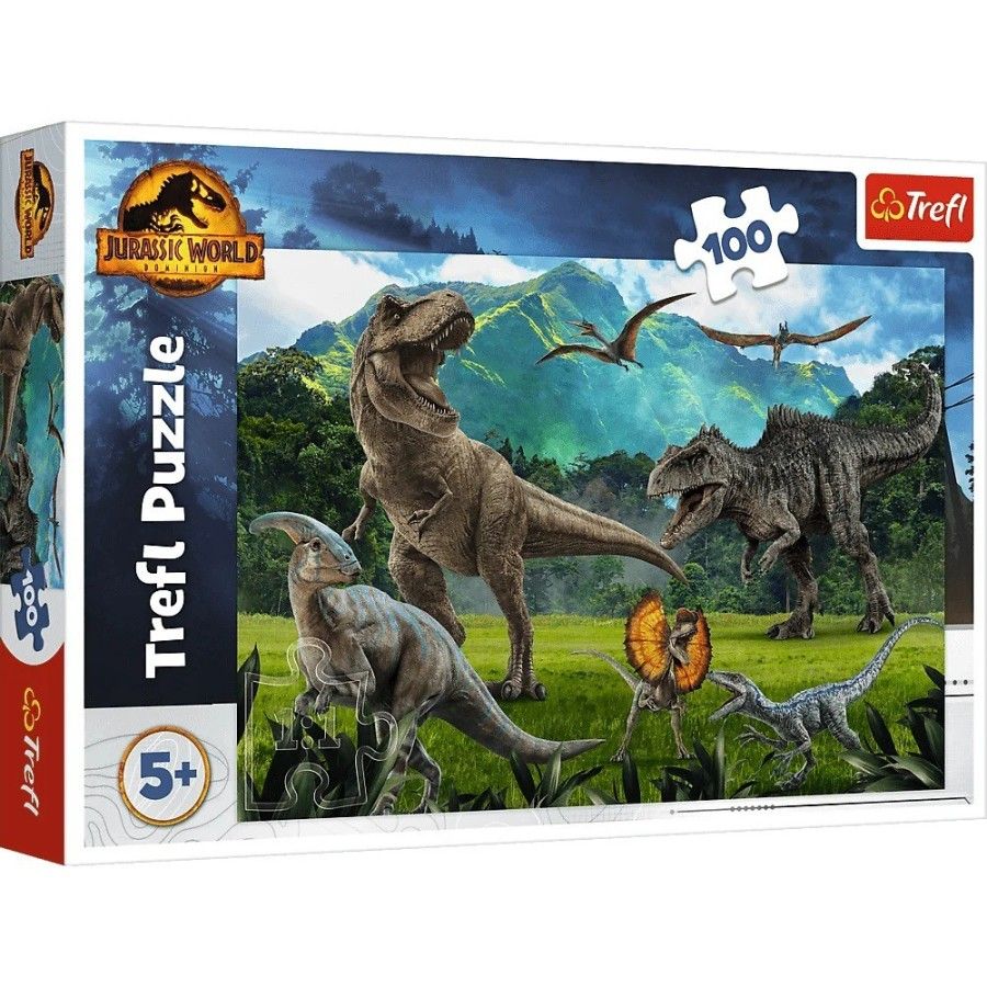 Trefl Puzzle 100el.-Park Jurajski