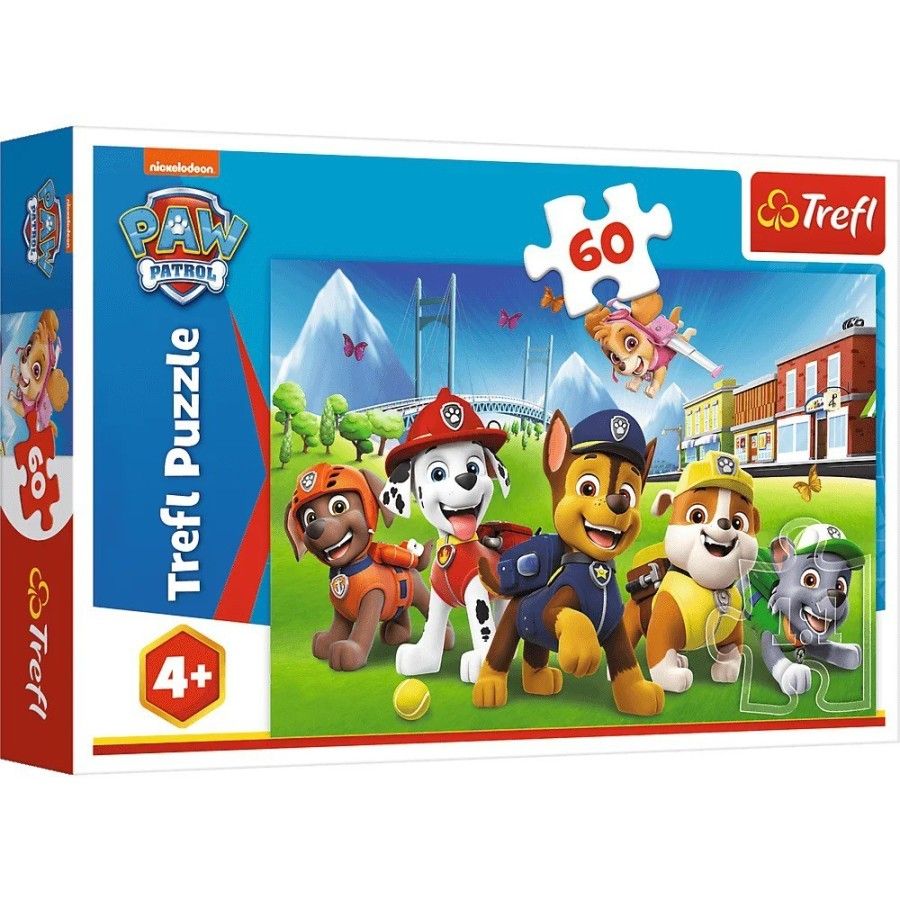 Trefl Das ist ein Puzzle. -Patrouillenhunde auf dem Feld