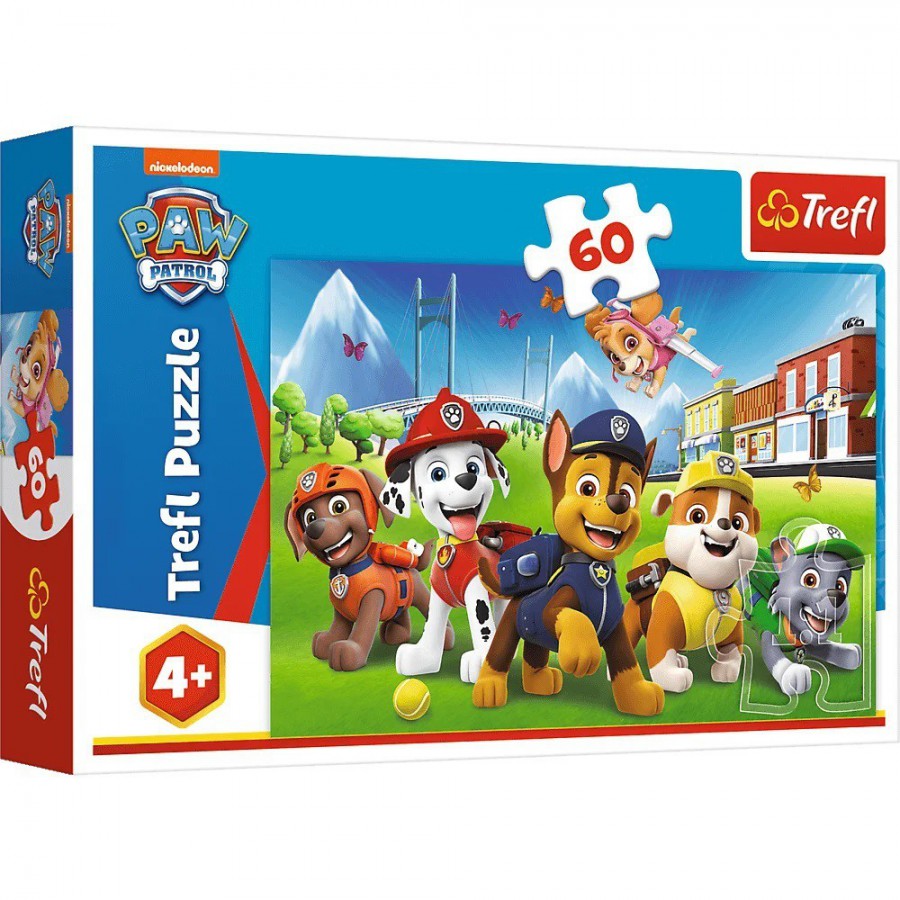 Trefl Puzzle 60el.-Paw Patrol na polanie