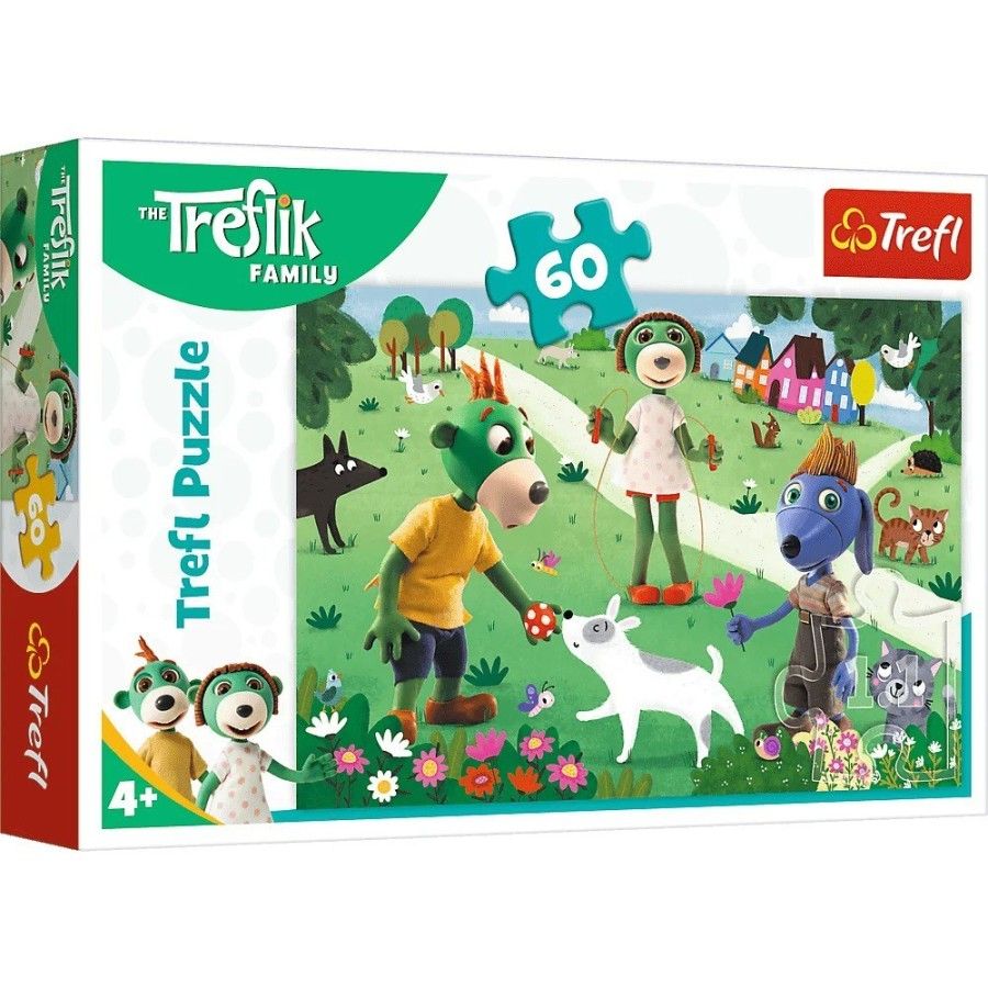 Trefl Puzzle 60el.-Radosny den klobouků