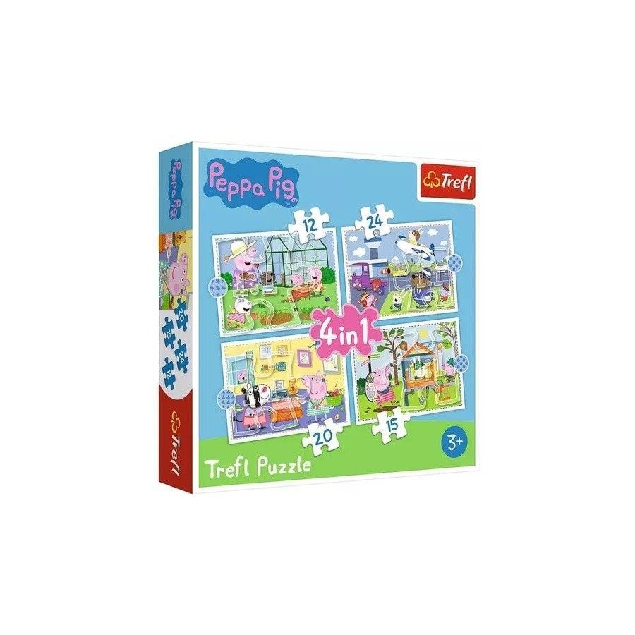 Trefl Puzzle 4w1 -Wspomnienia z wakacji