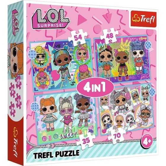 Trefl 4W1 Puzzle - Check Dolls - 5900511346138