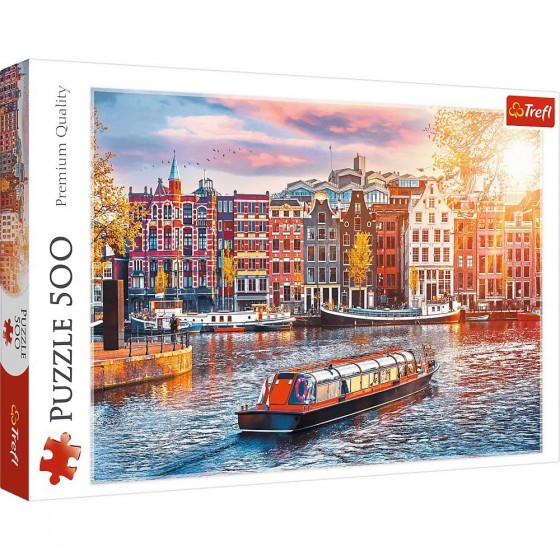 Trefl Puzzle 500el.-Amsterdam, Holandia - 5900511374285