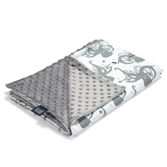 La Millou Light Blantet Minky - Tengeri szépségek szürke - szürke -