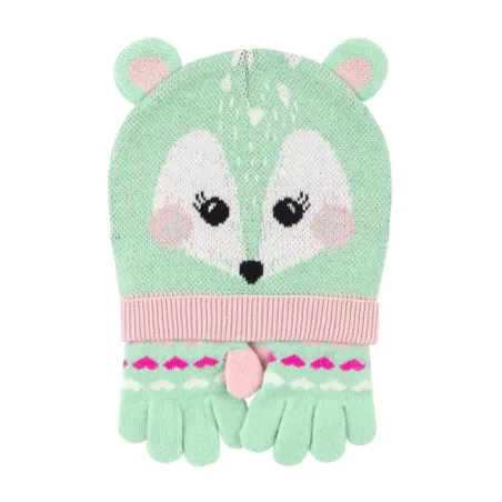 Zoocchini Winter set for children. Cap and gloves. Jelonek m gloves