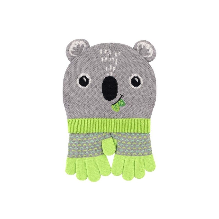 Zoocchini Conjunto de Invierno para Niños: Gorro y Guantes