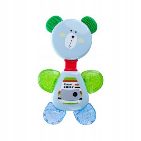 Canpol Rammelaar met een waterwandeling - groene teddybeer