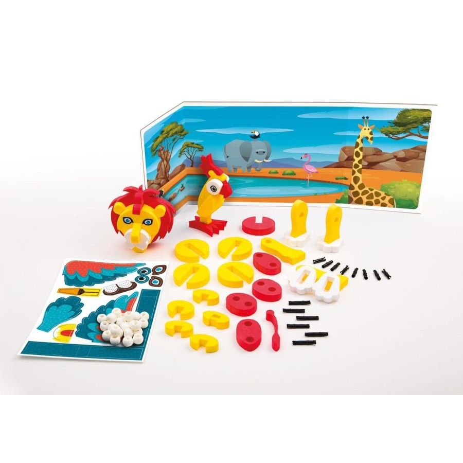 Clementoni -Jugar creativo -Animales suaves