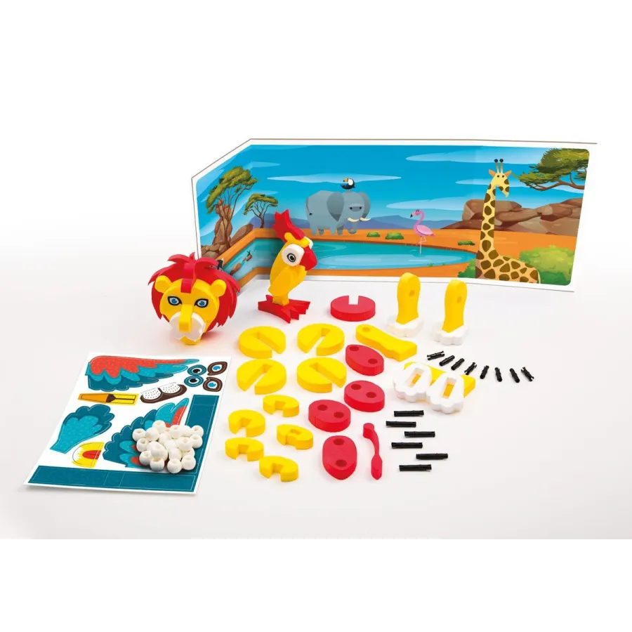 Clementoni -Play Creative -Miękkie Zwierzątka