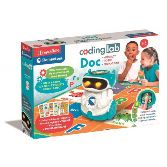 Clementoni - Coding Lab - Robot Edukacyjny Doc