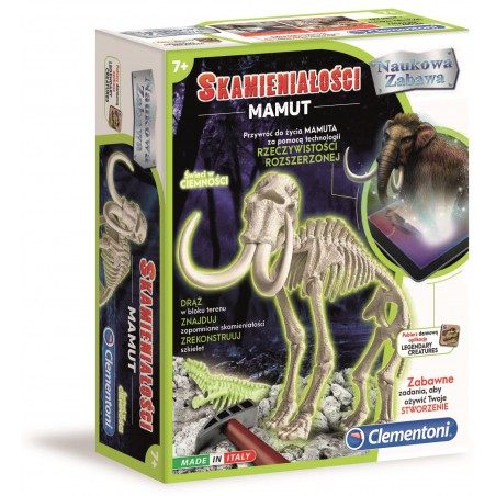 Clementoni - Wissenschaftliche Spielerei - Fossilien - Fluoreszierender Mammut