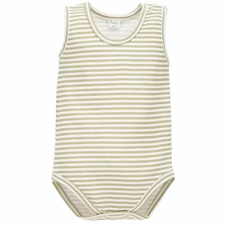 Pinokio Baby bodysuit with straps Olivier 62 ecru