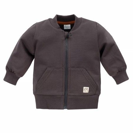 Pinokio Kinder-Sweatshirt mit Reißverschluss Olivier 62 Graphite