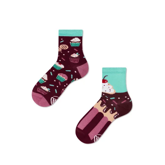 Many Mornings Children's Socks The Cupcake Kids Roz. 